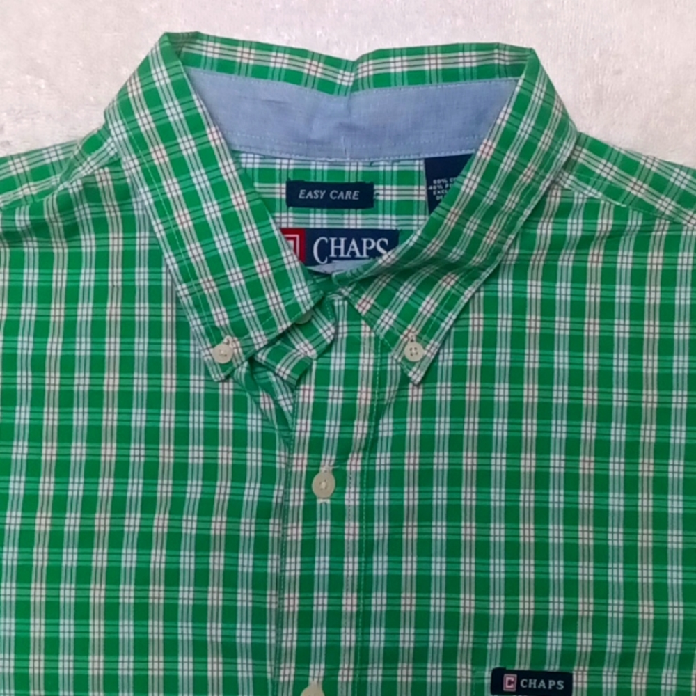 Chaps short sleeve button down
